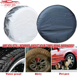 Fundas impermeables para neumáticos con protección solar camper