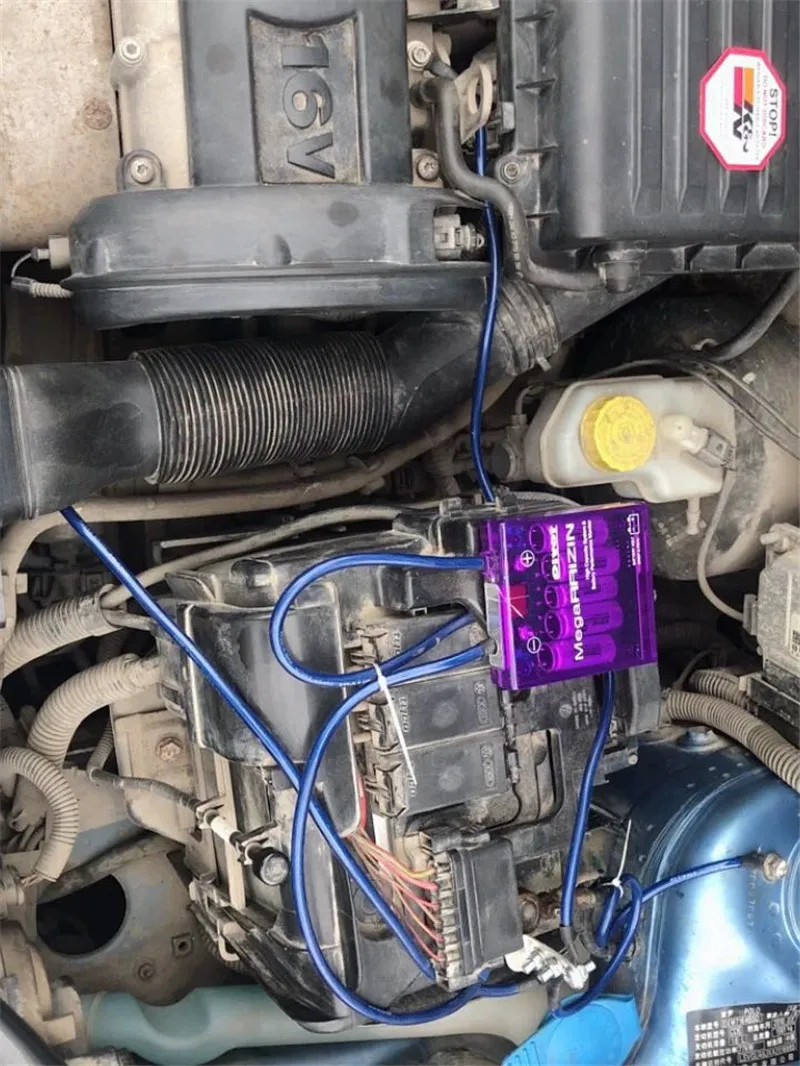 Estabilizador de voltaje Pivor Mega-RAIZIN púrpura para coche