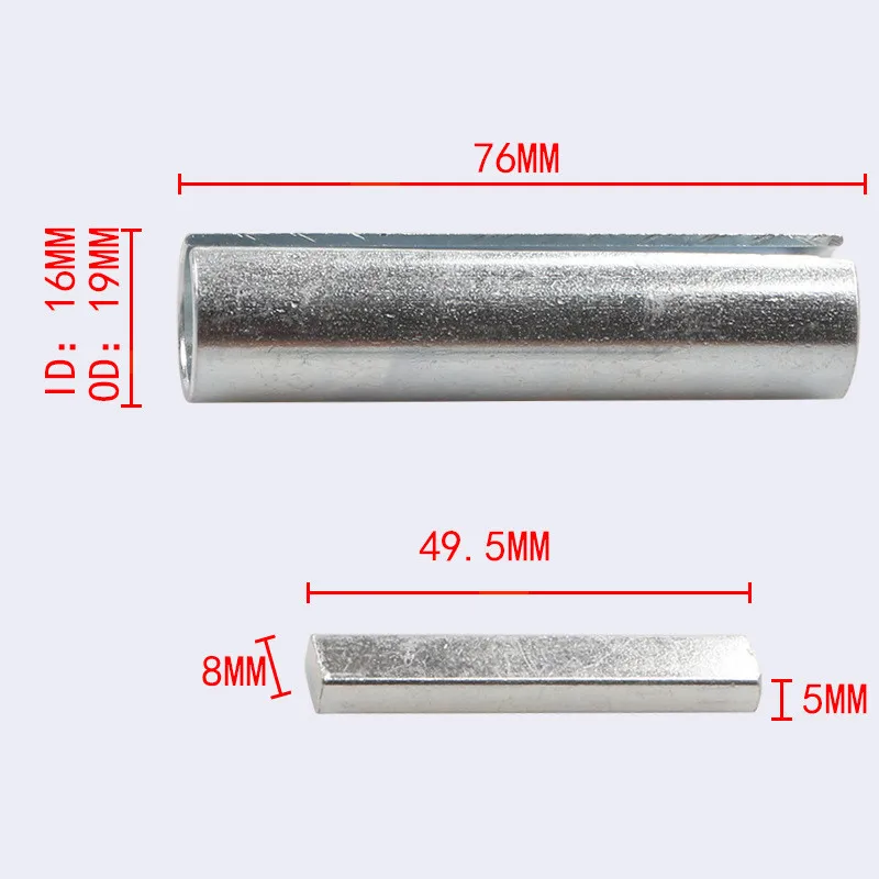 Adaptador de eje de 5/8 "x 3/4" x 3 ", polea, orificio, reductor, casquillo, polea y llave - imagen 2