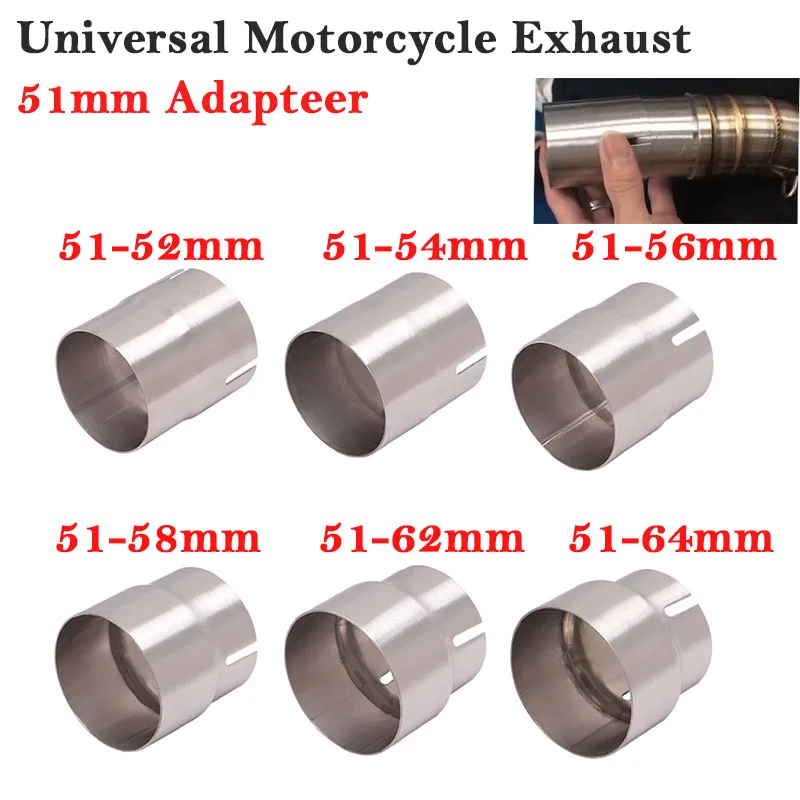Adaptador Yoshimura de tubo intermedio para silenciador de moto