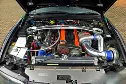 Capó de fibra de carbono con amortiguadores para Nissan Skyline GT-R R33