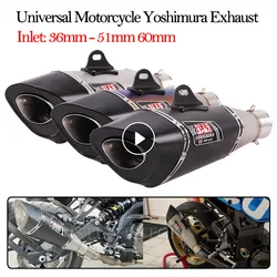 Silenciador escape Yoshimura universal Yamaha MT-09 R1 Kawasaki Ninja