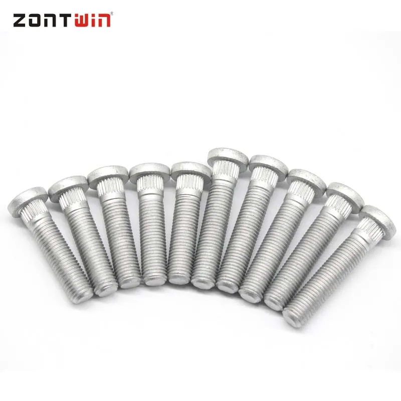 5 piezas de pernos forjados de rueda de 13MM de diámetro estriado/pernos de extensión, M12 * 1,5,12*1,25 adecuados para Hyundai, Mazda, Ford, Kia - imagen 3