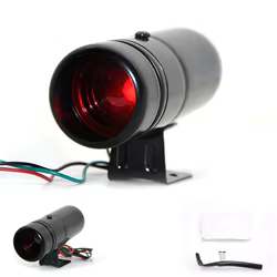 Tacómetro universal ajustable LED rojo con luz de cambio