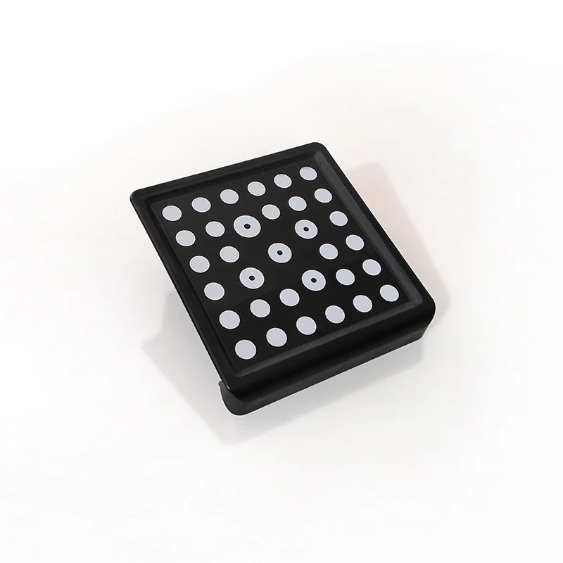 Vista frontal del objetivo de alineación de ruedas