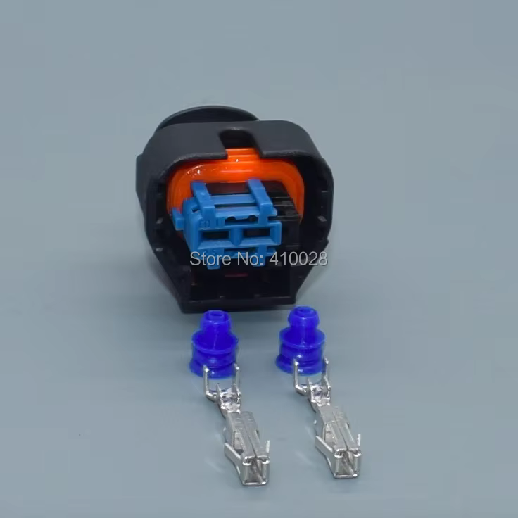 Shhworldsea Conector eléctrico macho impermeable 2 pines 1928405521 - imagen 4