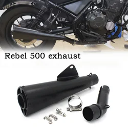 Sistema de escape Honda Rebel 500 2017-2020 en acero inoxidable