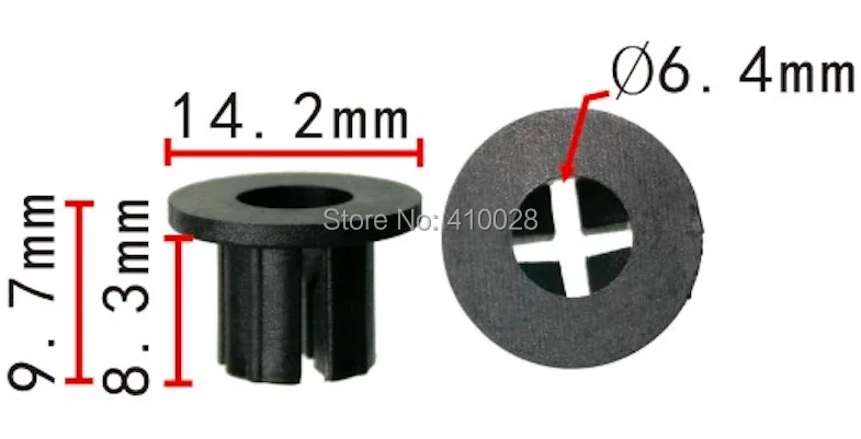 Shhworldsea Clips de fijación para parachoques y guardabarros GM