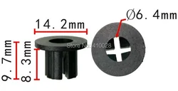 Shhworldsea Clips de fijación para parachoques y guardabarros GM