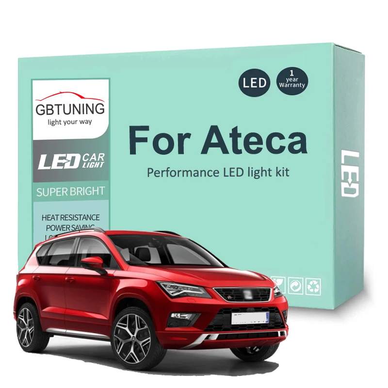 Kit bombillas LED interior Seat Ateca 2016-2019 con Canbus