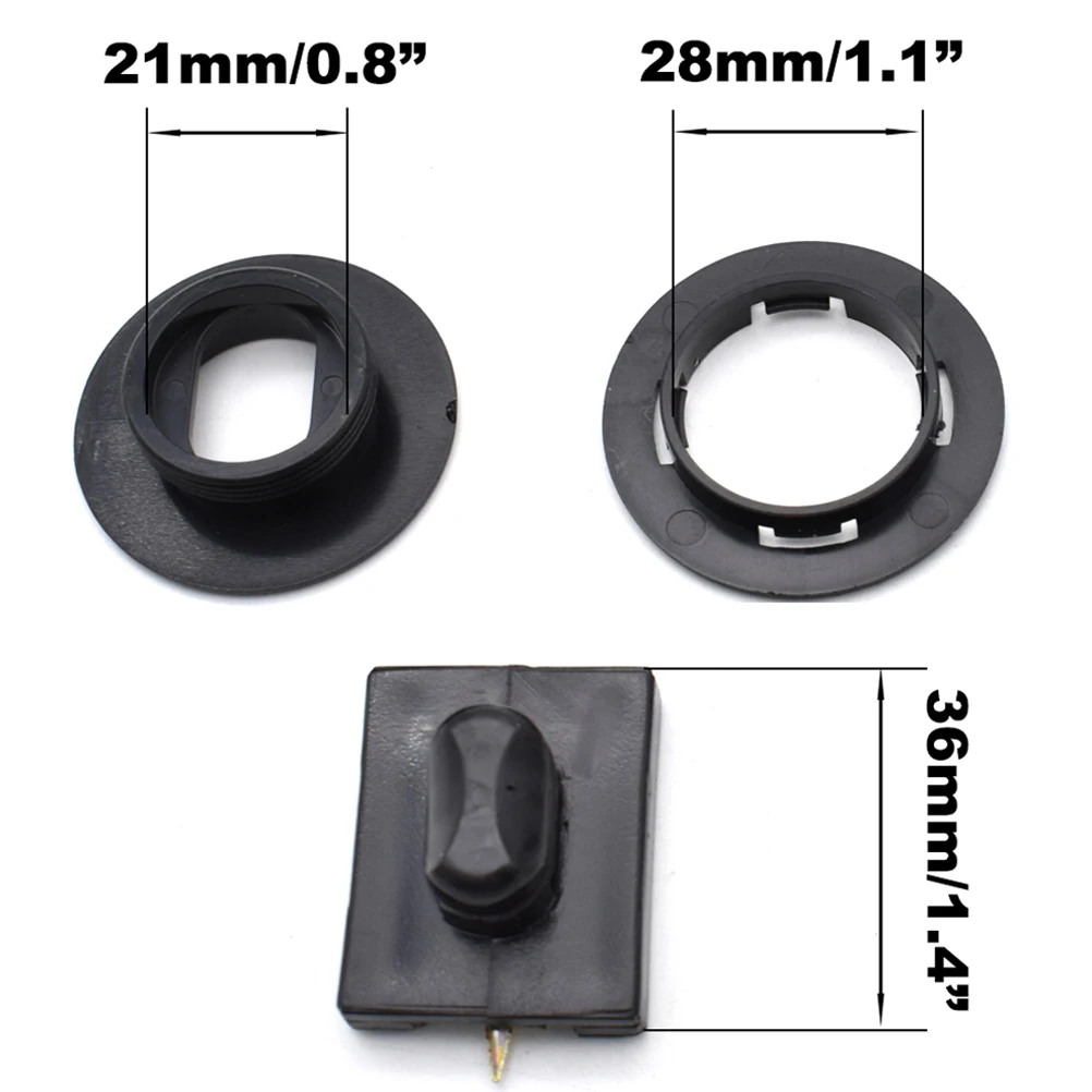 Detalle de las arandelas incluidas en el kit