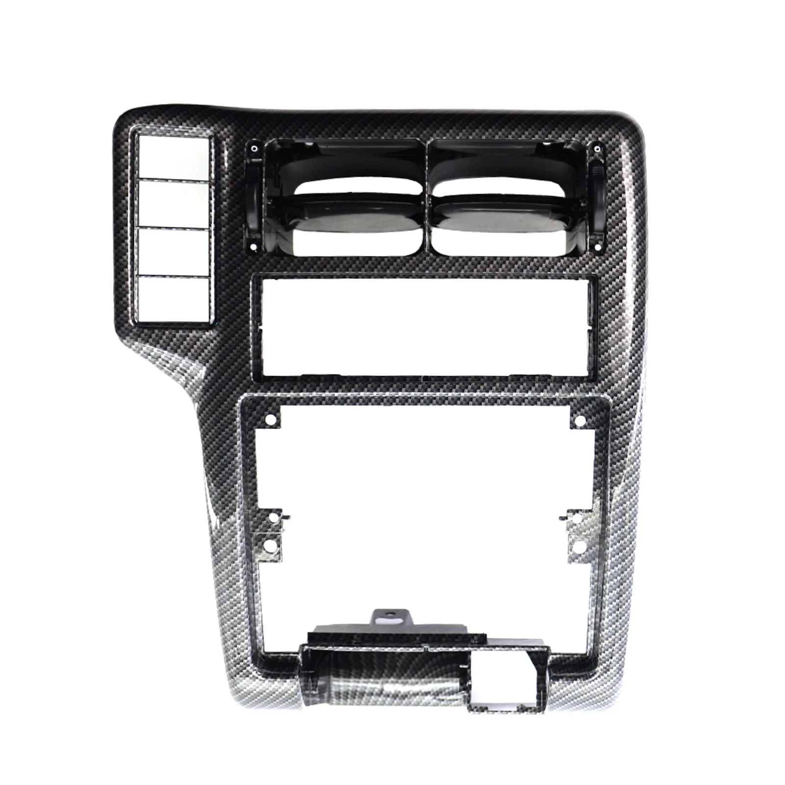 Rejilla ventilación consola central fibra carbono VW Polo 6N - imagen 4