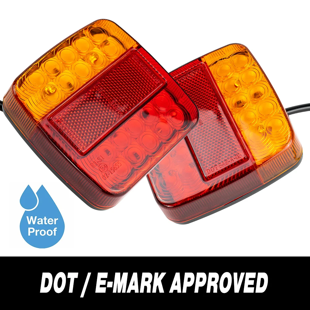 Luz LED impermeable para remolque – rojo freno y posición - imagen 3