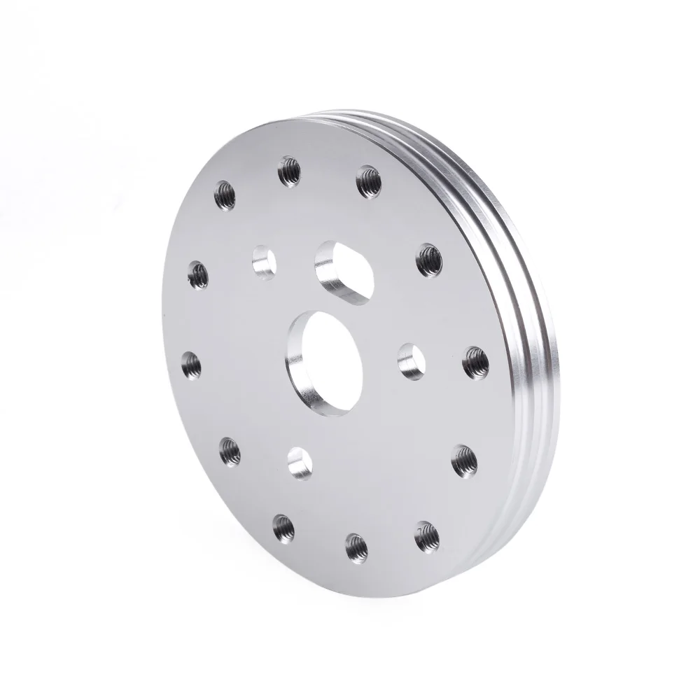 Buje reductor universal Boss 6 a 3 orificios para volanteMotorsport Negro/Plata - imagen 3