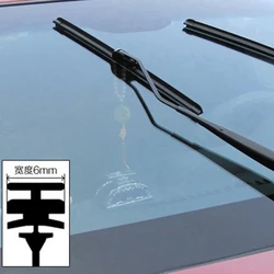 Cuchillas limpiaparabrisas universales de goma blanda para Volvo XC90