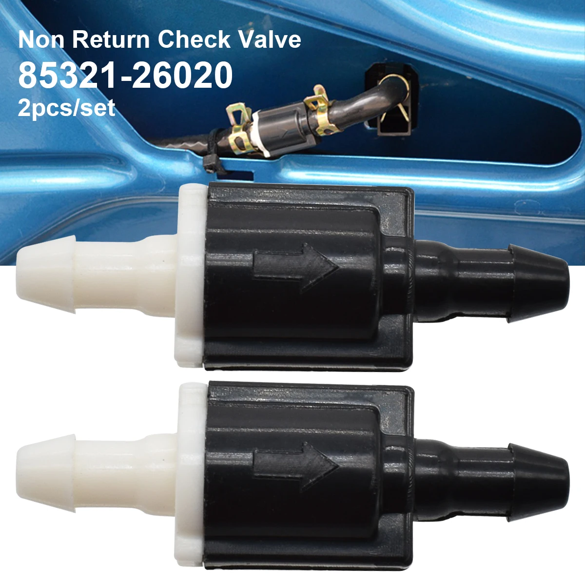 85321-26020 Válvula antirretorno del lavaparabrisas Hyundai Getz