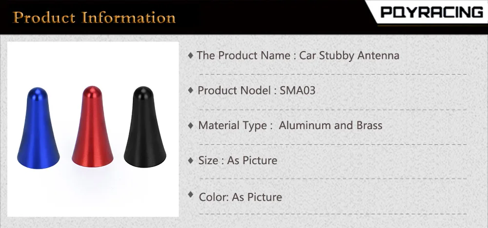 Antena Stubby Bee Sting para VF Holden Commodore vista lateral