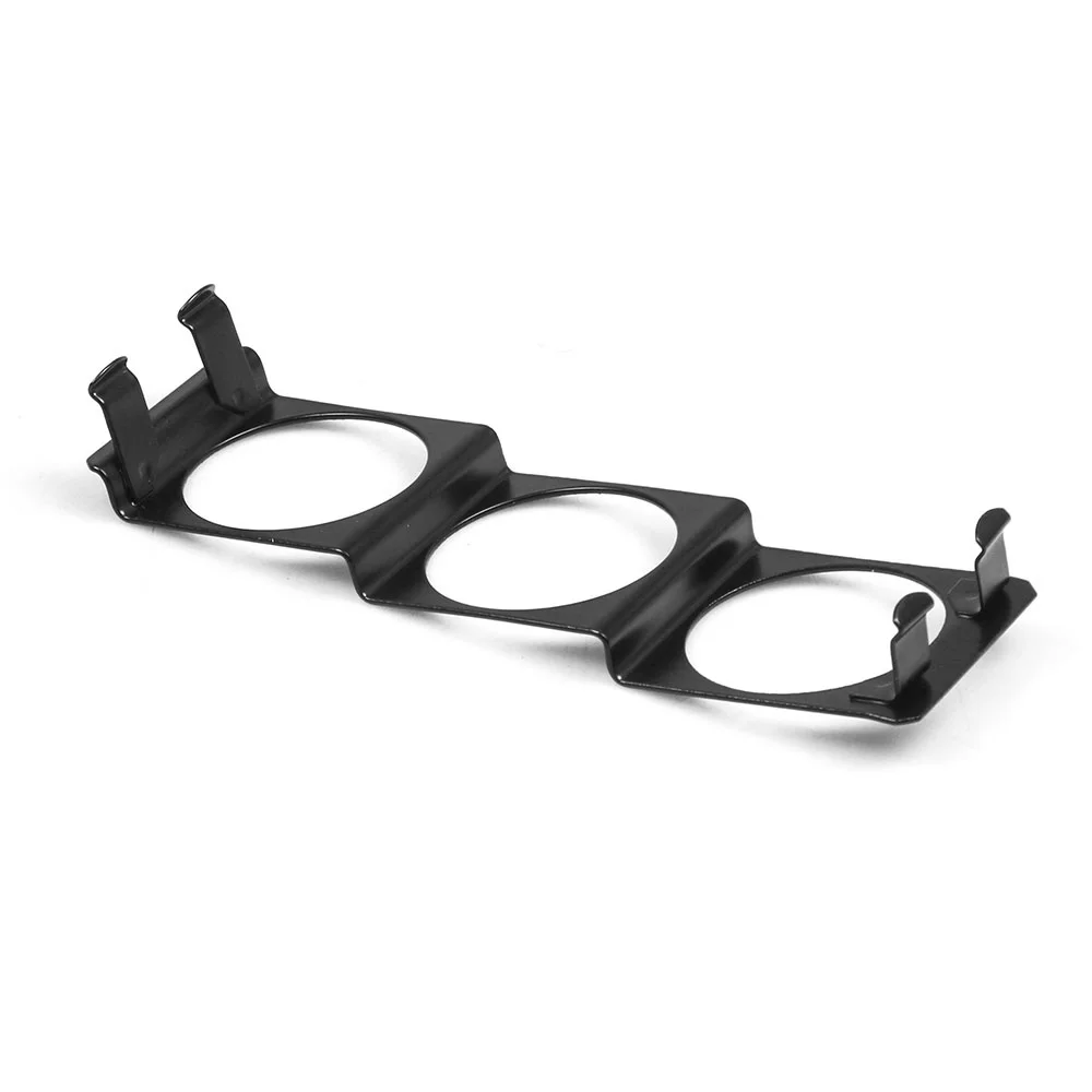 Soporte de relojes triple DIN de una ranura, negro - imagen 5