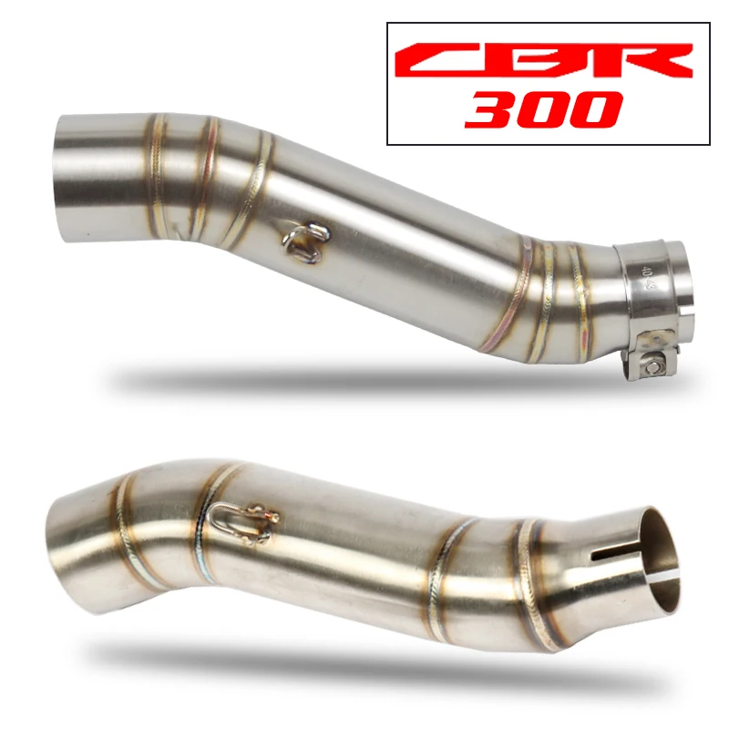 Tubo adaptador escape medio 51mm – Honda CBR300 2012-2017