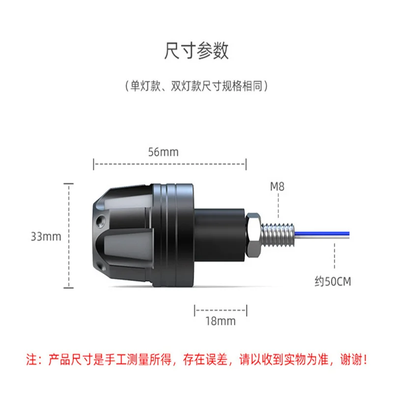 Intermitente trasero moto universal Honda Yamaha – Luz direccional LED - imagen 2