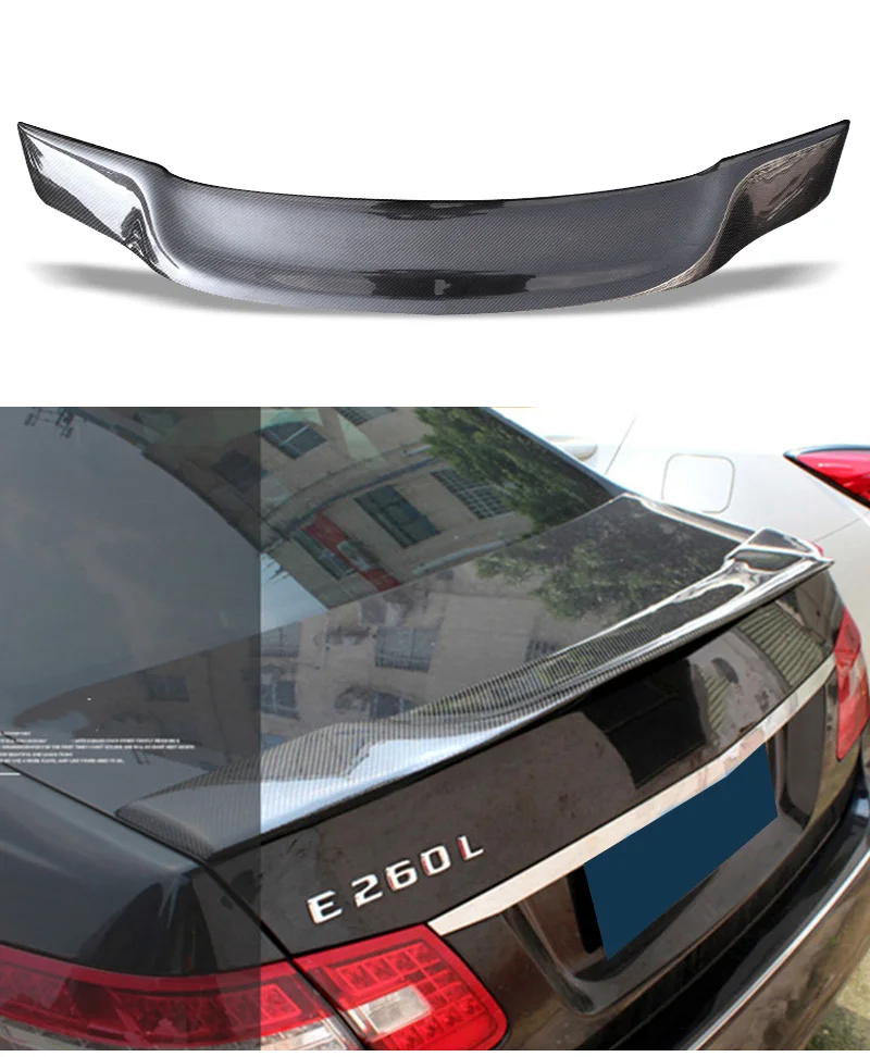 Detalles del alerón de fibra de carbono