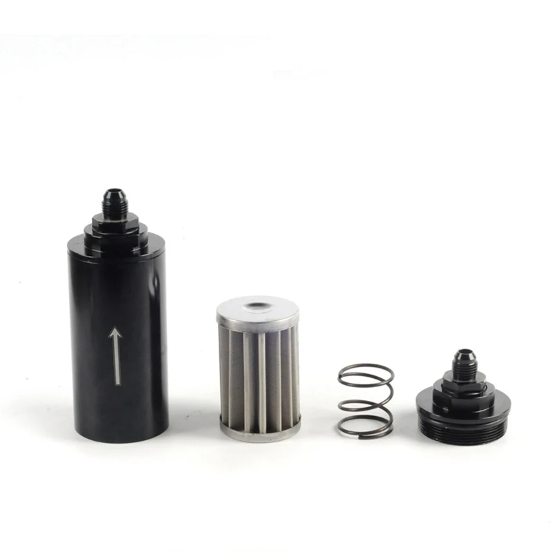 Filtro de combustible E85 en acero inoxidable, 100 micras AN6-AN10 - imagen 3