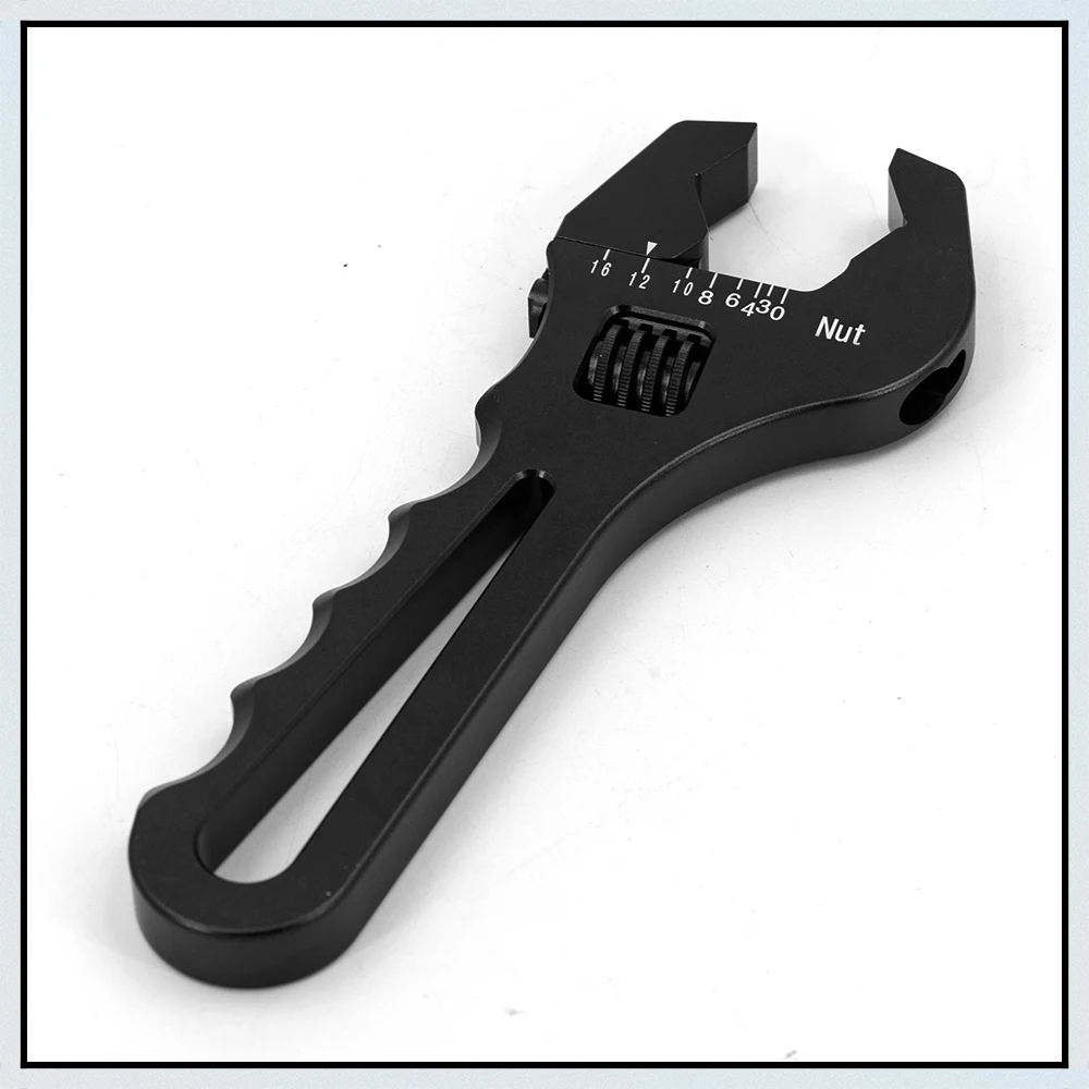 Kit de llaves RAQR-RACING mostrando el cuerpo ajustable en acabado rojo