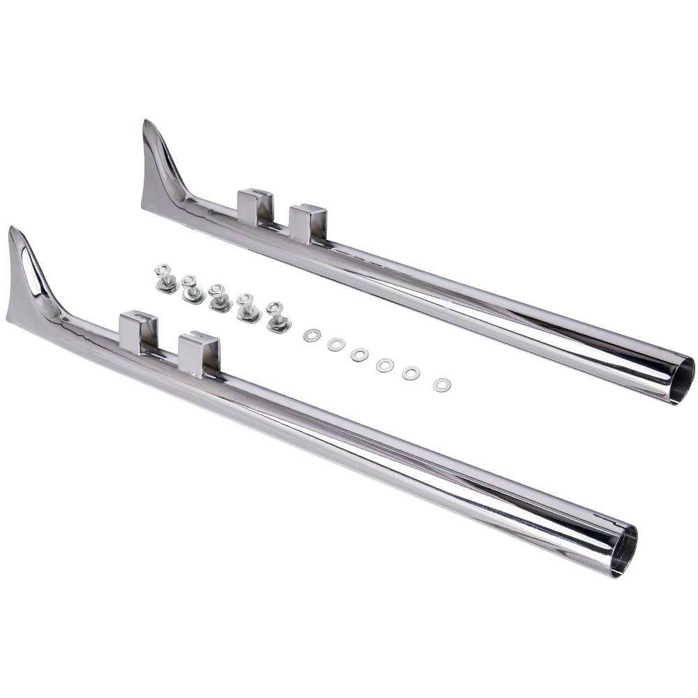 Silenciadores de escape cola de pez Harley Touring Road King 1995-2016