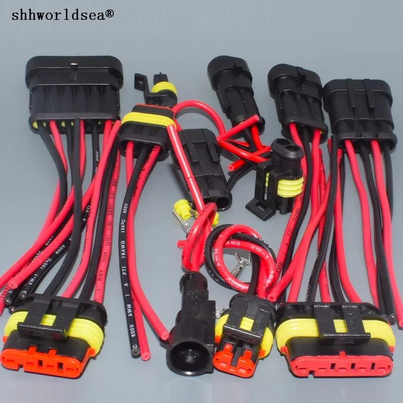 Conector impermeable macho-hembra con arnés cables para coche 6 pines - imagen 3