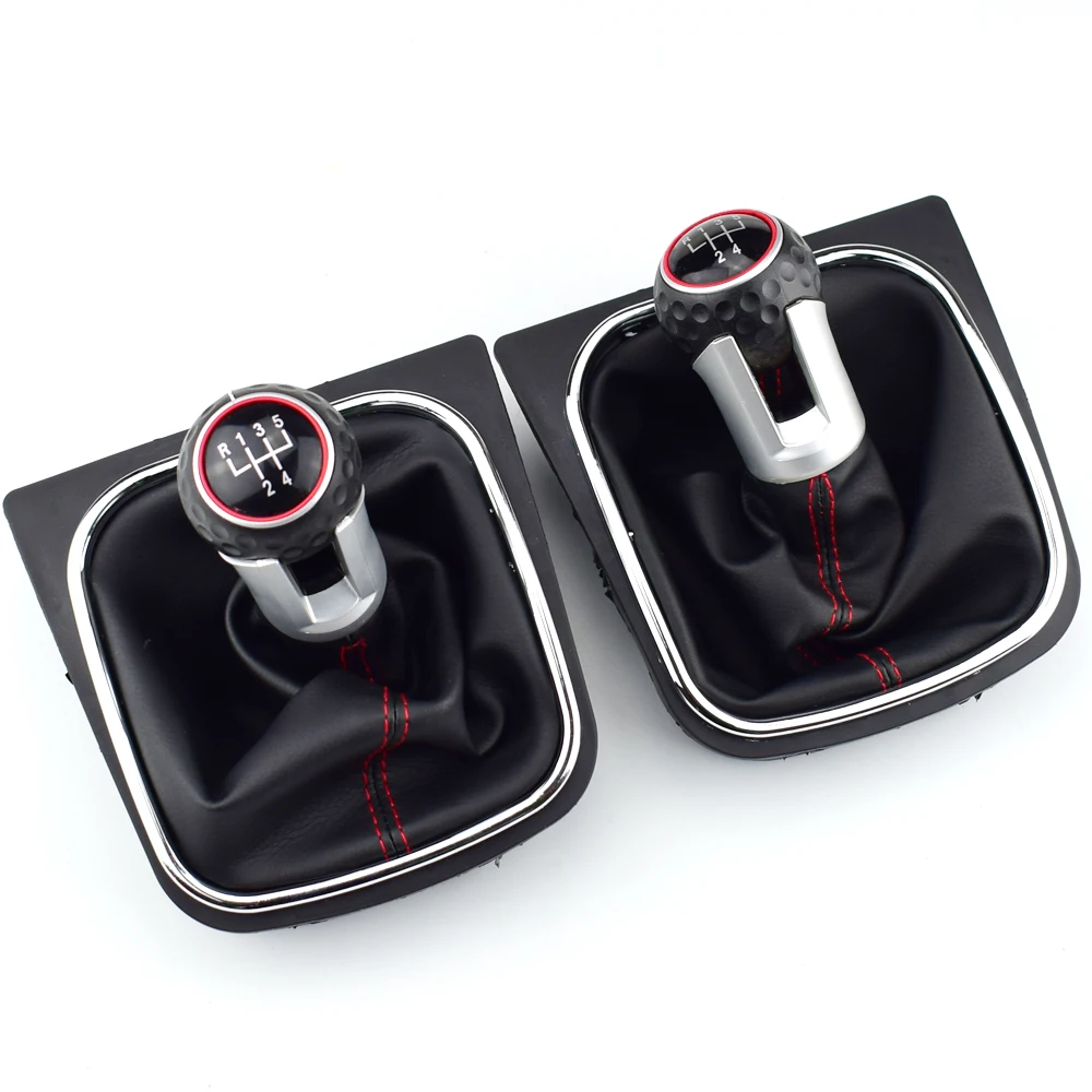 Cubierta de palanca cambios cuero VW Golf MK5 MK6 Jetta 2010-2014