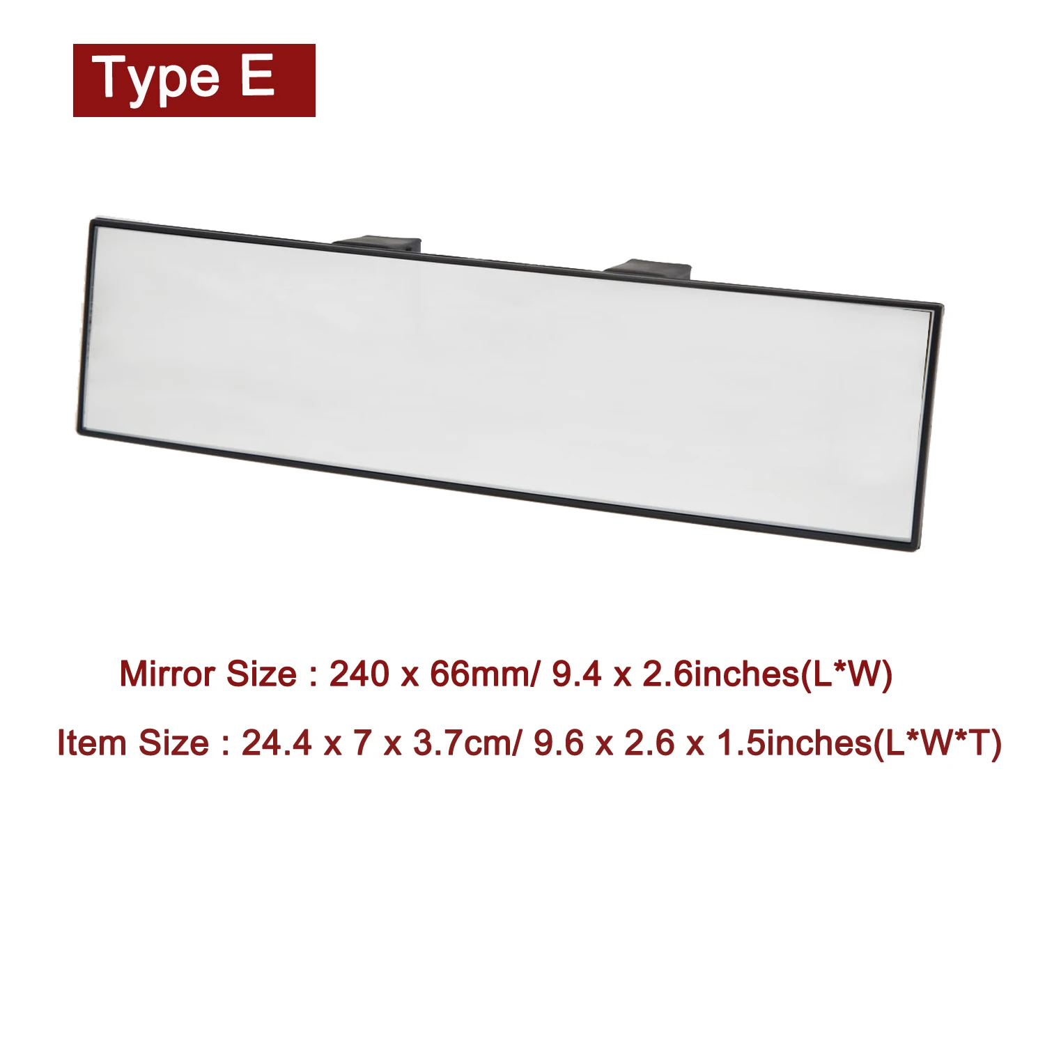 X Autohaux Espejo retrovisor interior gran angular antirreflejos - imagen 5
