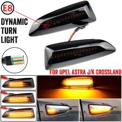 Indicadores laterales LED dinámicos para Opel Astra J K y Zafira C