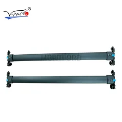 Barras laterales de aleación de aluminio para coche Toyota 4runner, portaequipajes con rieles cruzados, 2 piezas, 2005-2019