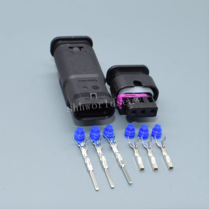 Conector eléctrico impermeable 3 pines VW Audi – OEM 4F0973703A - imagen 3