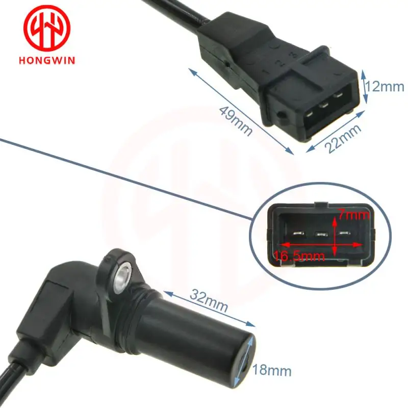 96253542 , 96434780 , 25182450 , 96389566 , Sensor de posición del cigüeñal 5S8080 y cable de enchufe para Chevrolet Aveo Cruze Kalos Optra Tacuma - imagen 5