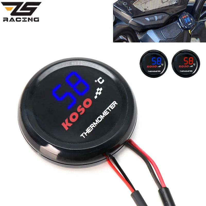 ZS Racing Termómetro de agua universal para motocicleta 0-120°C - imagen 2