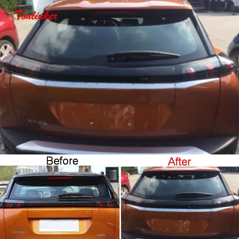 Emblema trasero acero inoxidable Tonlinker – Peugeot 2008 2020 - imagen 2