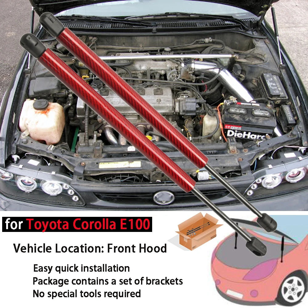 Amortiguadores de gas para capó Toyota Corolla E100 1991-1995
