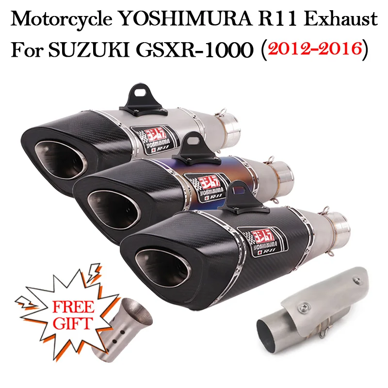 Tubo escape YOSHIMURA R11 DB Killer mod. para Suzuki GSX-R1000 2012-2016