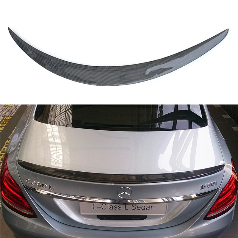 Alerón trasero fibra de carbono estilo AMG Mercedes W205 C63 C200