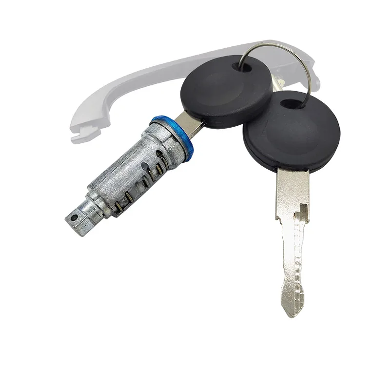 Cilindro de cerradura y llave incluidos en el kit
