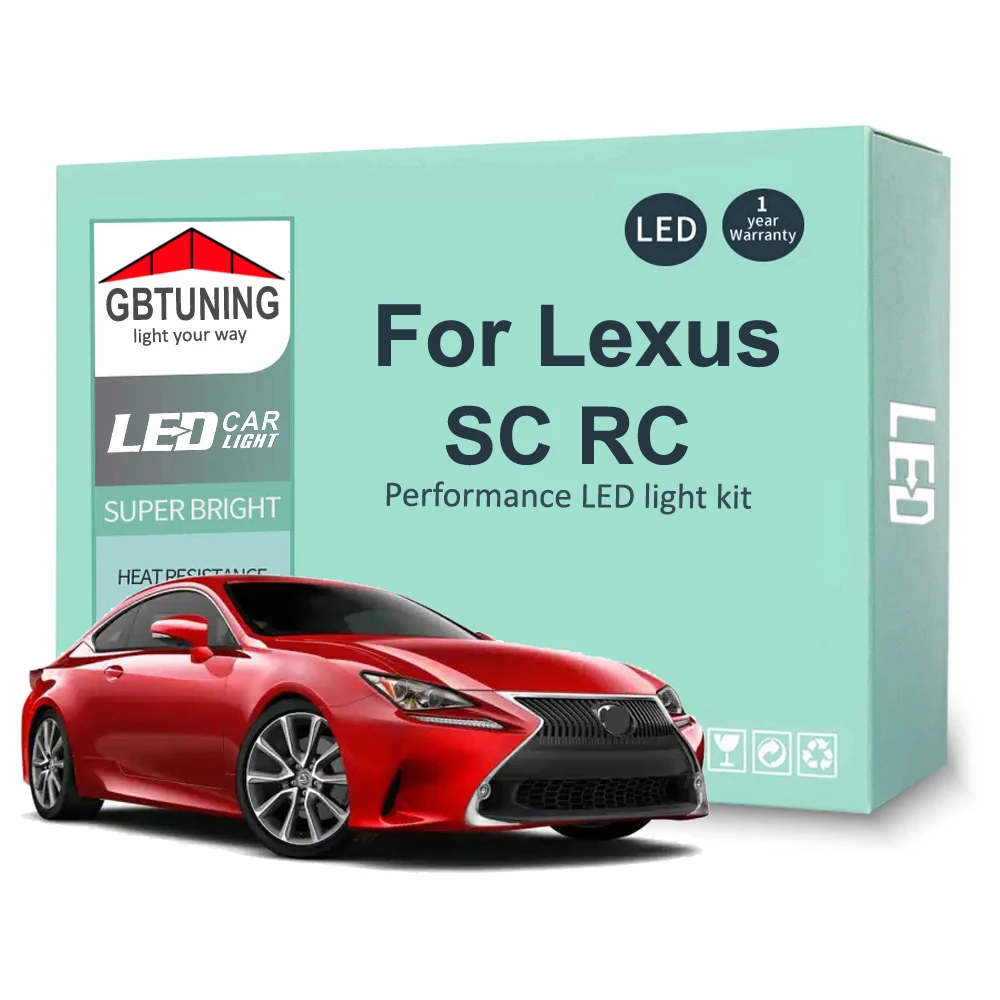 Bombillas LED interiores Lexus Canbus - Kit iluminación habitáculo y maletero
