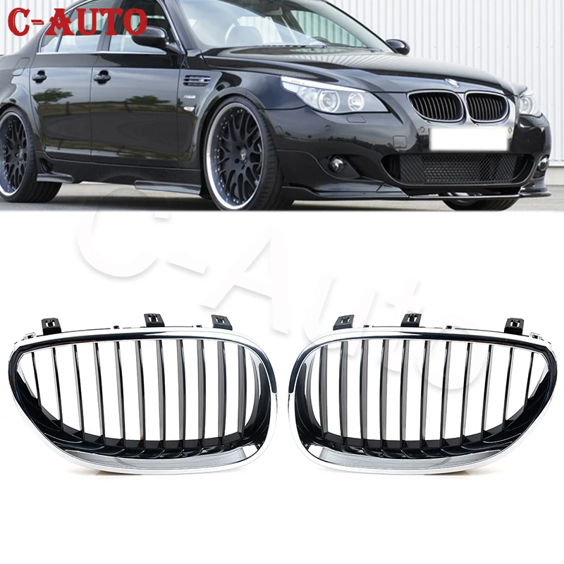 Parrilla delantera cromada para BMW E60 E61 520i 525d 530i 540i 550i