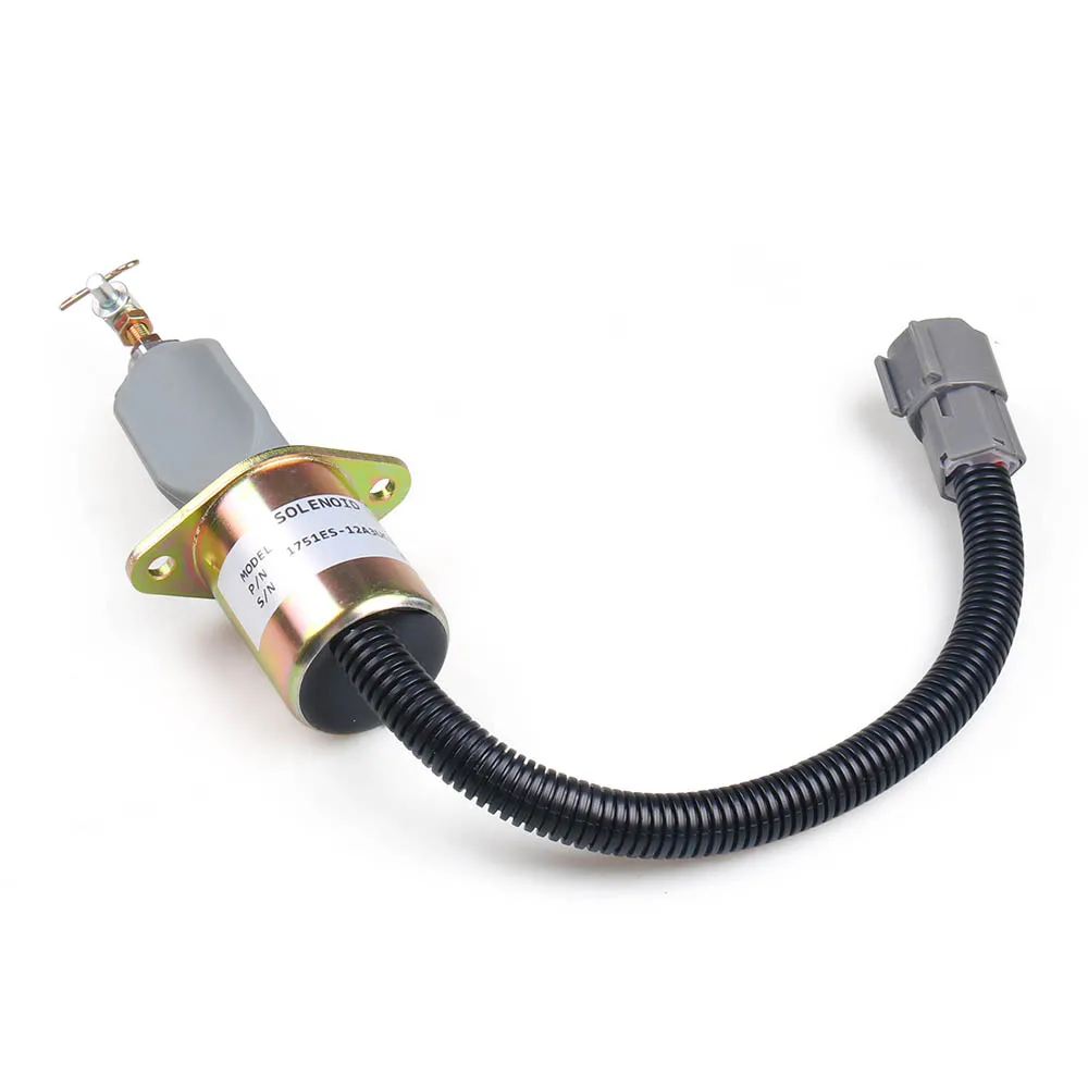 1751ES-12A3UC12B1S Solenoide de paro 12 V para Hyundai R60-5/R210-5 - imagen 4