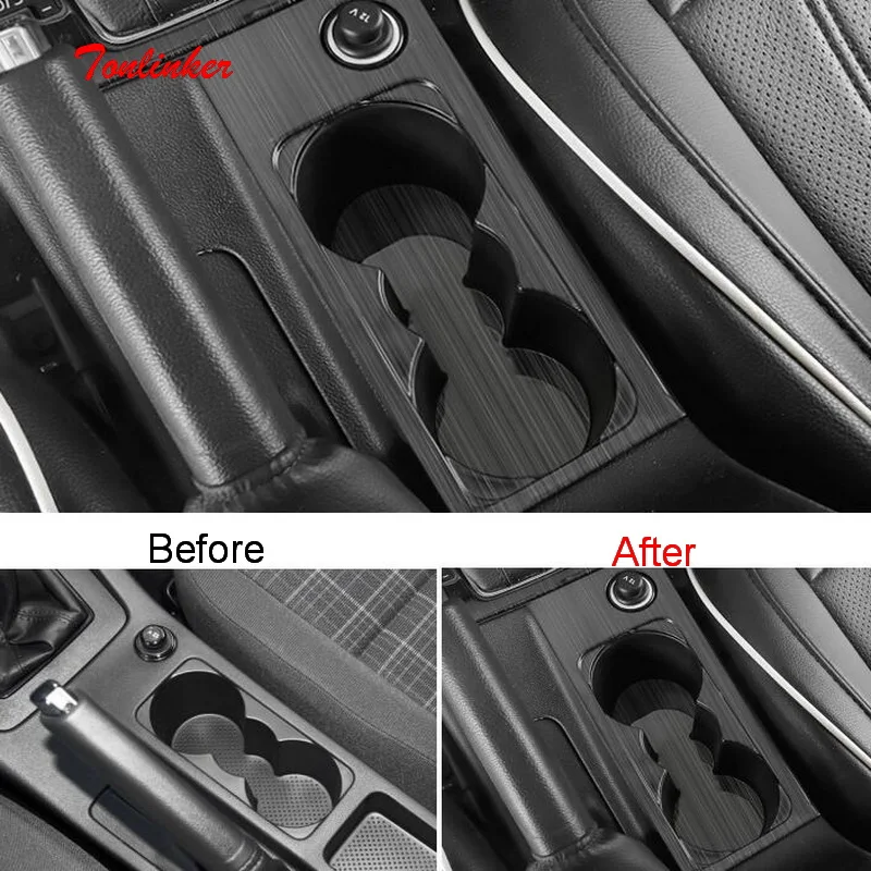 Tonlinker Embellecedor portavasos acero inoxidable Skoda Octavia RS