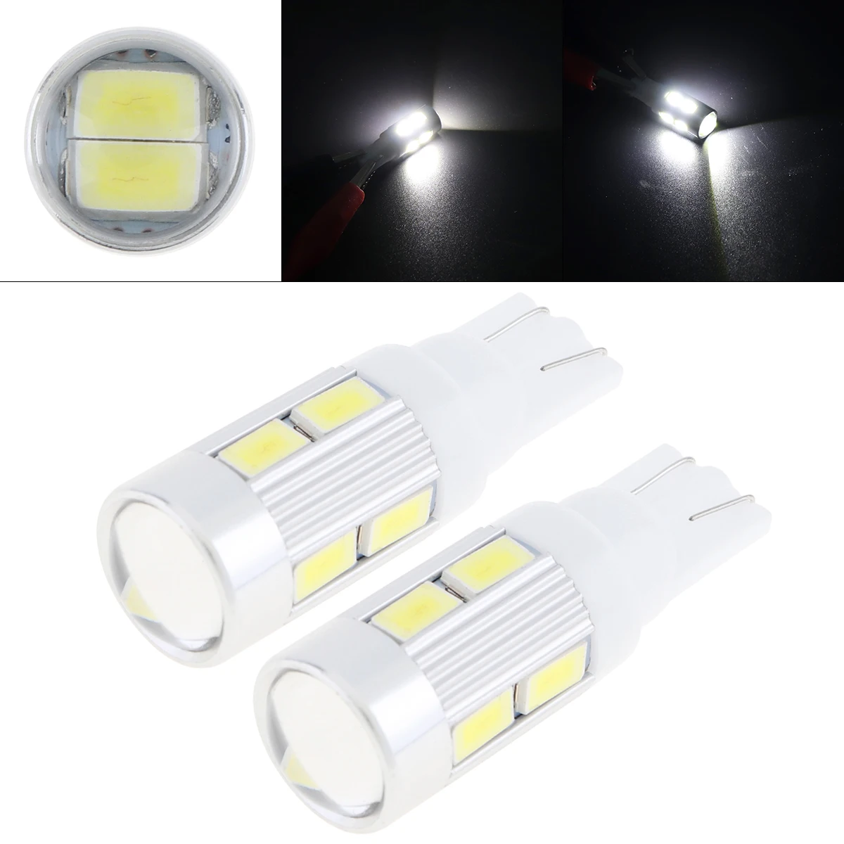 Bombilla LED T10 6000K sin error luz de posición lateral