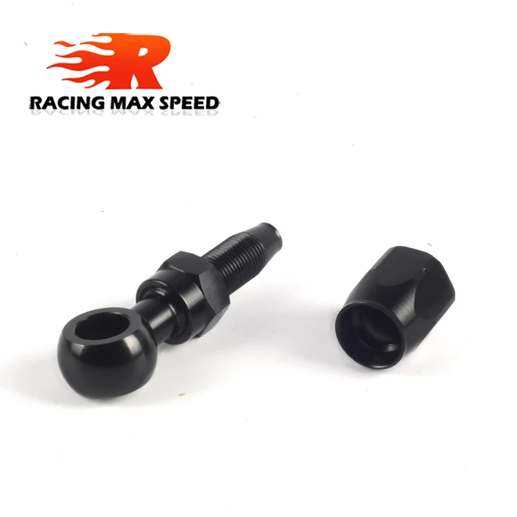 Adaptador racor giratorio AN6 a Banjo – manguera combustible 12mm - imagen 3