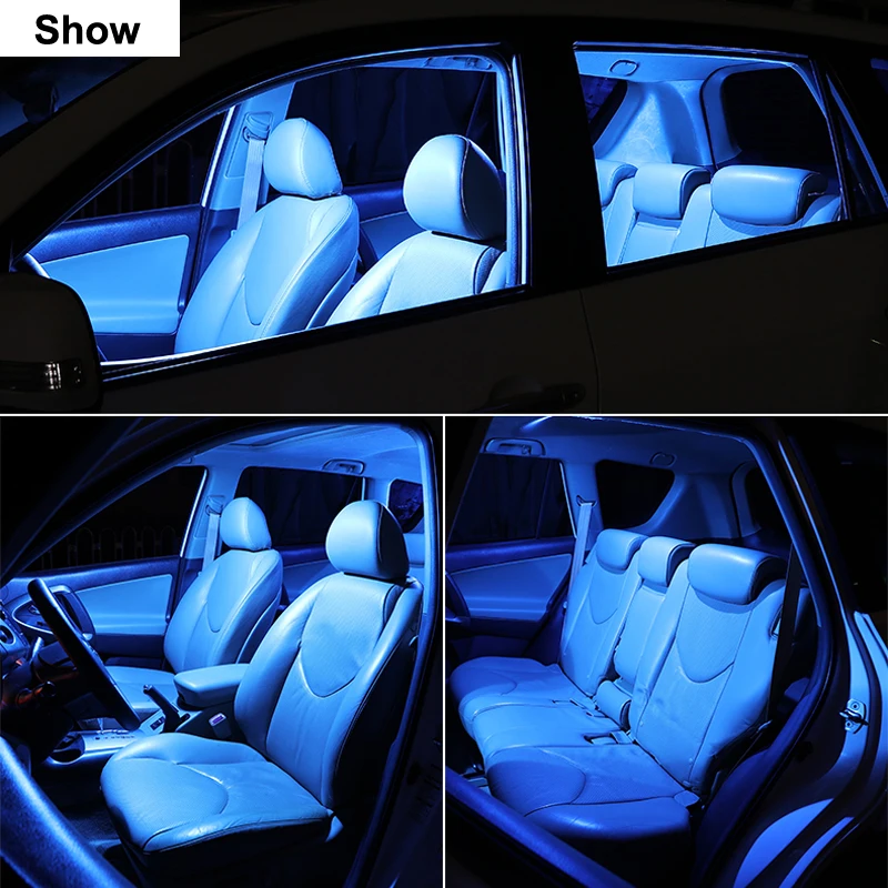 6 uds accesorios de coche para BMW Serie 3 F30 F31 Sedan Touring 320 325 328 330 2013-2018 Kit de bombillas LED para Interior de vehículo Canbus - imagen 5