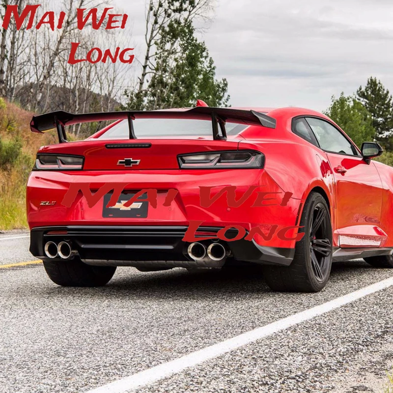 Alerón trasero negro estilo ZLE para Chevrolet Camaro 2016-2019 - imagen 4