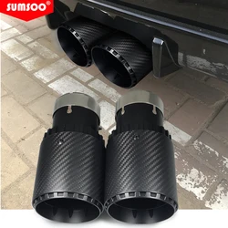 Cola de escape fibra de carbono tipo bullet trasera – VW Golf